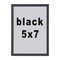 5x7 Black Picture Frame – Lightweight, Durable, Easy Display – Wall or Tabletop Use